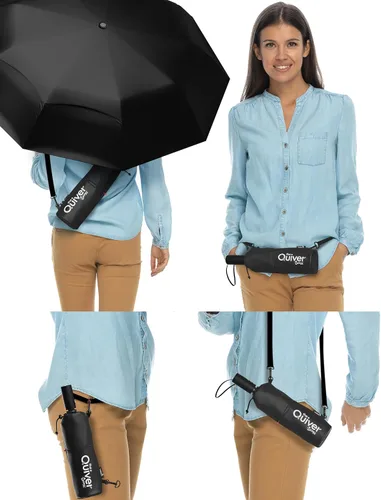 Vista 114 de REPEL Windproof Travel Umbrella - Compact & Withstands Winds up to 85MPH , Strongest Premium Auto Folding Umbrella for Rain and Sun - Durable, Light