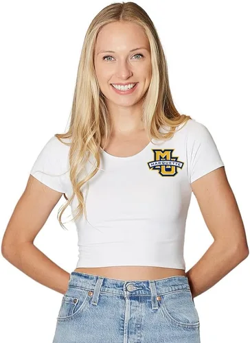 Vista 131 de Lojobands Camiseta corta ajustada para mujer, hecha en Estados Unidos, talla única