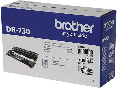 Vista 5 de Unidad de tambor original Brother DR730, integración sin costuras, rendimiento de hasta 12,000 páginas, negro (unidad de tambor, no tóner)