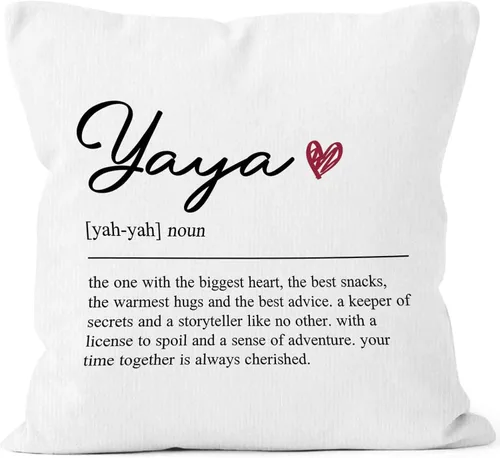 Vista 9 de Funda de almohada con definición de Grammy de 18 x 18 pulgadas, funda de almohada de cumpleaños para abuela, decoración cuadrada para el hogar