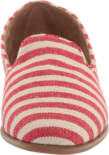 Vista 2 de Aerosoles Mocasines planos de moda para mujer, Rojo con rayas