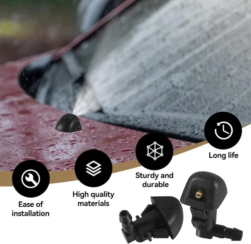 Vista 6 de 76810-TK8-A01 Conjunto de boquillas de limpiaparabrisas ajustables premium para Honda Odyssey 2011 2012 2013 2014 2015 2016 2017, repuesto