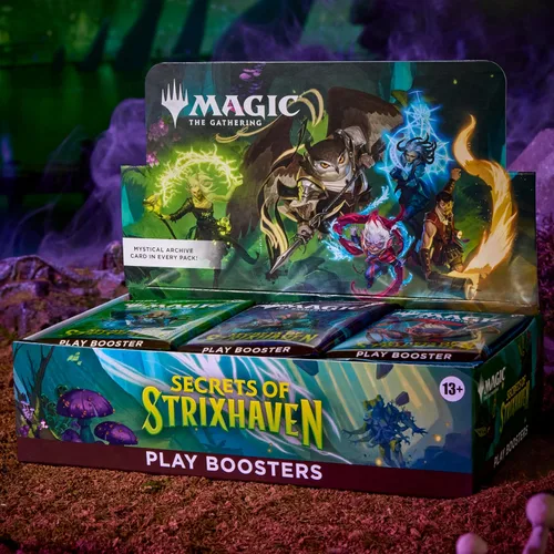 Vista 2 de Magic: The Gathering Secrets of Strixhaven - Caja de Sobres de Juego (30 Sobres)