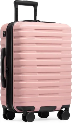 Vista 28 de U.S. Traveler Boren - Maleta de viaje extensible rígida con 8 ruedas giratorias, color negro, juego de 2 piezas