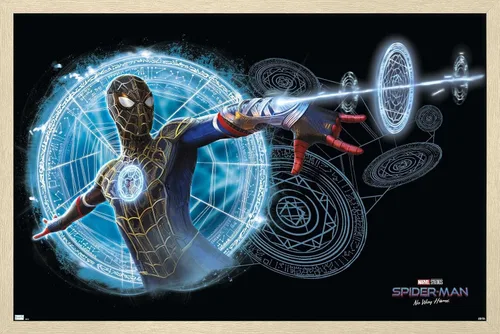 Vista 5 de Trends International Marvel Spider-Man: No Way Home - Póster mágico de pared, 14.725 x 22.375 pulgadas, versión premium sin marco