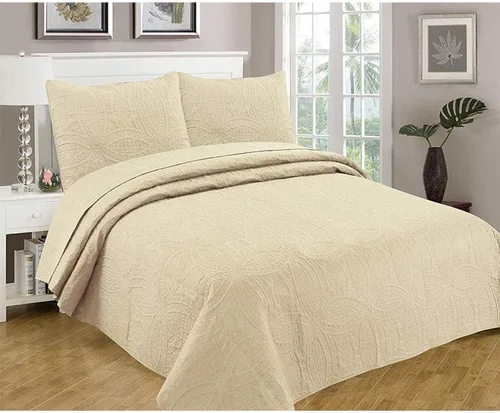 Vista 10 de Legacy Decor Colcha reversible de 3 piezas, diseño de retazos azules y blancos, microfibra ultra suave, tamaño individual