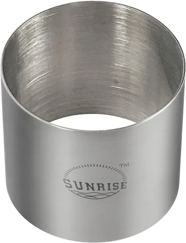 Vista 2 de Juego de moldes de anillo de acero inoxidable/chapado Sunrise Kitchen Supply (4 unidades) (2.75 x 2 pulgadas (4 paquetes))