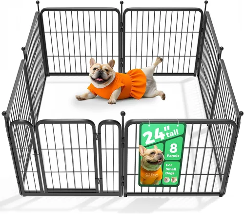 Vista 19 de FXW Rollick - Corralito para perros para patio, campamento con casa rodante, patentado, 24 pulgadas, 2 paneles Fácil instalación, resistente