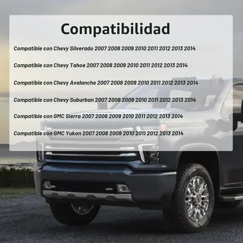 Vista 5 de Priprilod Funda de asiento de piel de microfibra de repuesto para el lado del conductor o del pasajero, color negro, compatible con Chevy Avalanche