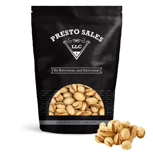Vista 7 de Presto Sales In Shell Pistachios Chili Lemon 16 onzas, pistachos tostados de primera calidad, saludables, naturales, veganos, sin OMG, resellables