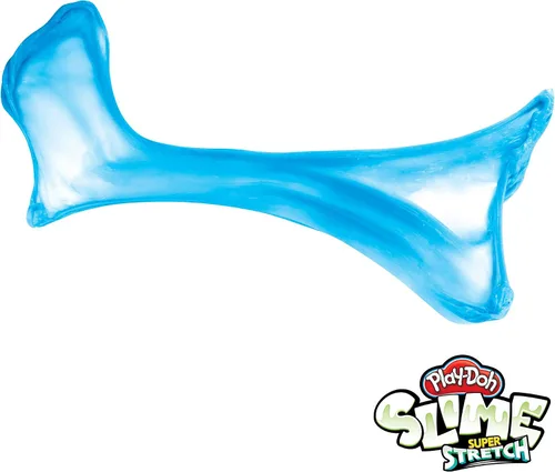 Vista 3 de Play-Doh Slime Super Stretch - Paquete de 2 unidades para niños de 3 años en adelante, morado y azul