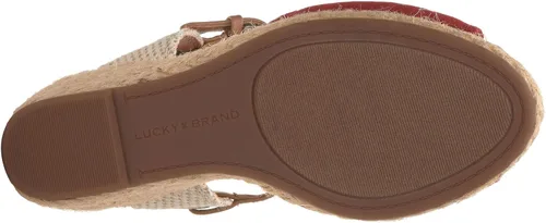 Vista 7 de Lucky Brand Sandalias de cuña Kyndra para mujer