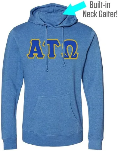 Vista 2 de Greekgear Sudadera con capucha Alpha Tau Omega ATO para hombre