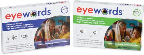 Vista 3 de Paquete de tarjetas de enseñanza de alta frecuencia ortográficas multisensoriales, juegos 1 y 2