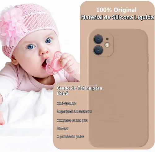 Vista 7 de Vooii Compatible con iPhone 11 Funda, Silicona Líquida Mejorada con [Bordes Planos] [Protección de Cámara] [Forro de Microfibra Suave Antiarañazos]