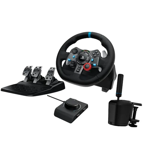 Vista 10 de Volante para juegos de carrera Logitech G920 (941–000121), Negro