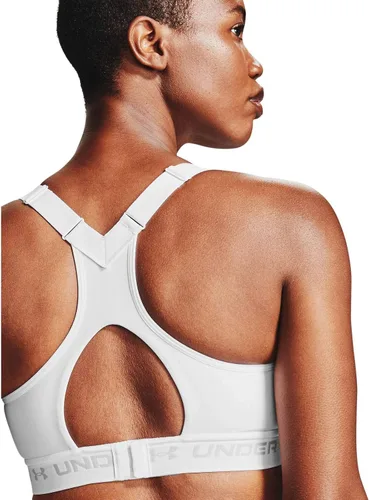 Vista 2 de Under Armour Sujetador deportivo de alto impacto con espalda cruzada para mujer