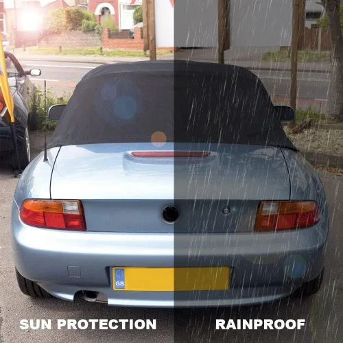 Vista 6 de Cubierta para techo blando compatible con BMW Z3, funda para capó de medio techo personalizada para proteger el techo blando