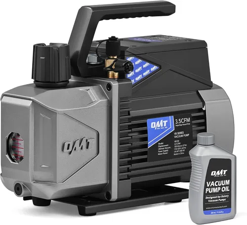 Vista 14 de Orion Motor Tech Bomba de Vacío, 3.5 cfm 1/4 hp Bomba de Vacío HVAC de Una Sola Etapa para R12 R22 R134a R410a R502, Kit de Bomba de Vacío de CA