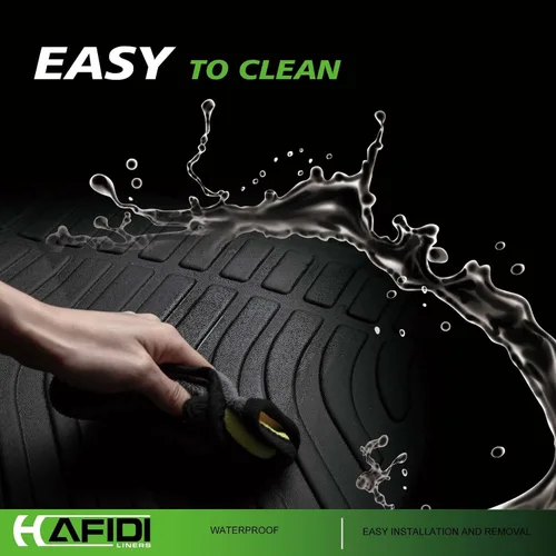 Vista 6 de HAFIDI® - Tapetes para auto con almacenamiento debajo del asiento, para todo clima, antideslizantes, de elastómero termoplástico, para la primera