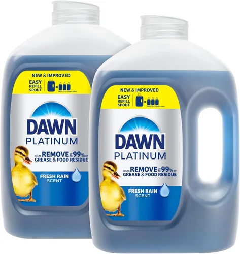 Vista 14 de Dawn Platinum - Jabón líquido para lavavajillas, aroma a lluvia refrescante, 479 ml
