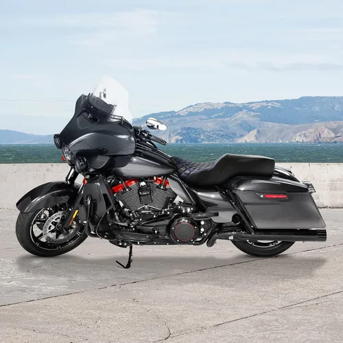 Vista 6 de Asiento de pasajero para Harley Touring Road King Glide 09-23