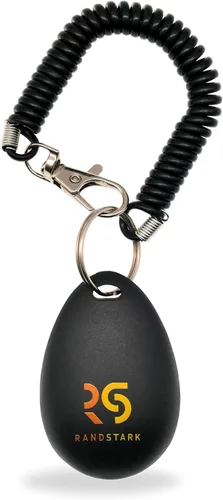 Vista 2 de Clicker de entrenamiento para perros, herramienta de comportamiento de entrenamiento de mascotas con correa de muñeca para perros, gatos