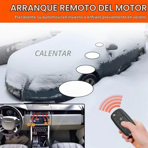 Vista 3 de Sistema de Alarma de Coche BANVIE con Arranque Remoto y Botón de Presión para Encendido del Motor
