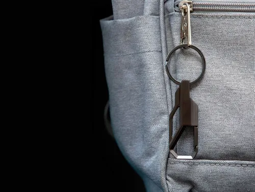 Vista 5 de Taction Llavero resistente Llavero de coche para hombres y mujeres, táctico, mosquetón, incluye 1 llavero grande Tienda