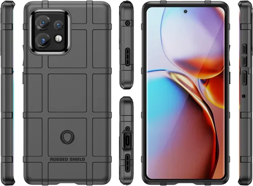 Vista 9 de Funda con clip para Motorola Edge Plus (2023), Nakedcellphone Special Ops Armor Funda protectora resistente y [trinquete giratorio] Funda de clip