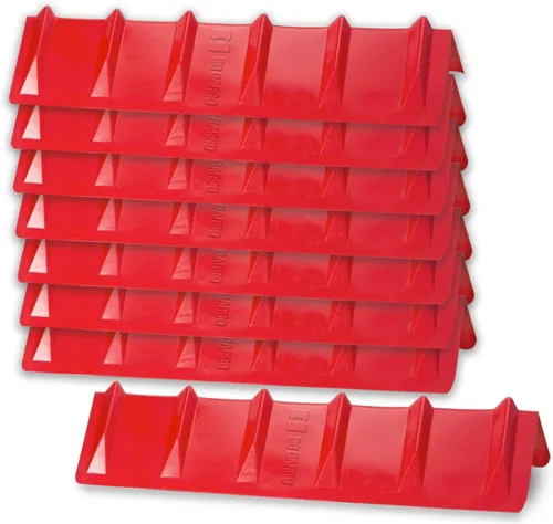 Vista 10 de DC Cargo Mall Cuatro protectores de borde de acero para cadena plana Protectores de esquina de remolque en V Board