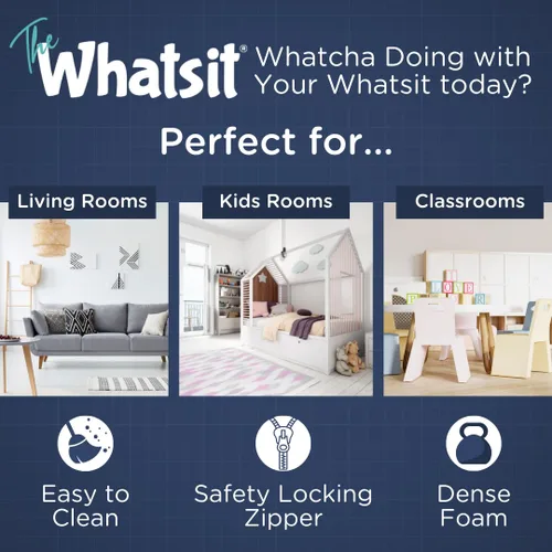 Vista 7 de Children's Factory The Whatsit CF349-070 - Sofá o 2 sillas para niños, azul marino, CF349-070, muebles de dormitorio para niños y adolescentes, sofá