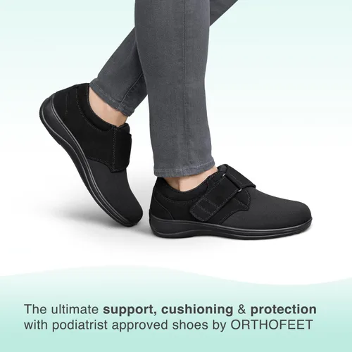 Vista 2 de Orthofeet Zapatos elásticos probados para juanetes y alivio del dolor de pies. Artritis ortopédica diabética para mujer Wichita