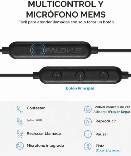 Vista 4 de PALOVUE Auriculares USB tipo C para Galaxy S26 Negro