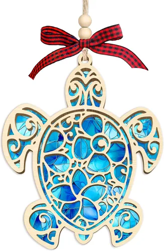 Vista 27 de HEXMOZ Adornos de Oso para Árbol de Navidad - Regalos de Osos para Mujeres, Hombres, Amantes de los Osos - Adorno de Navidad de Osos, Ideas