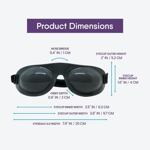 Vista 8 de Eye Eco Eyeseals 4.0 - Máscara hidratante para dormir para alivio nocturno, alivio hidratante durante el sueño o el descanso, máscara de ojos