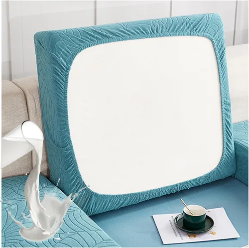 Vista 31 de Fundas de cojín para asiento de sofá, impermeables, de alta elasticidad, universal, elástica, fundas de cojín de repuesto para cojines individuales