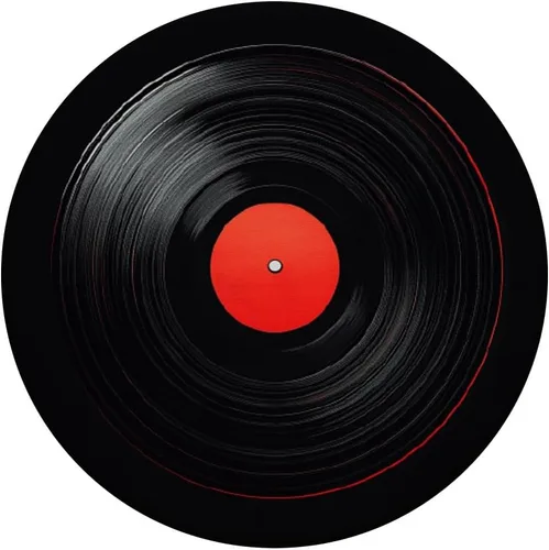 Vista 3 de Red Vinyl Record Player Vinyl Collector Retro Music Lover PopSockets Adhesive PopGrip