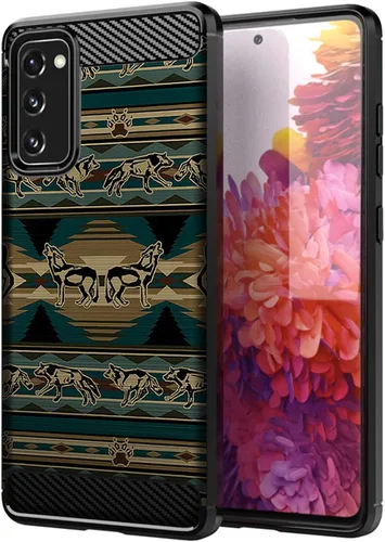 Vista 28 de CasesOnDeck - Carcasa compatible con Samsung Galaxy S20 FE (2020) / S20 FE 5G), color negro