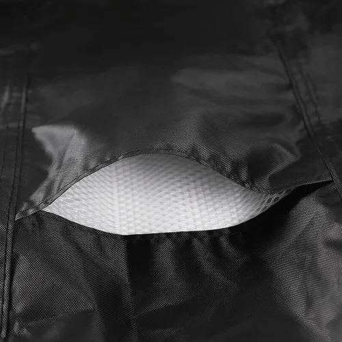 Vista 5 de Wcxixo Cubiertas redondas para muebles de patio, mesa y silla al aire libre, cubierta impermeable resistente a los rayos UV antidecoloración
