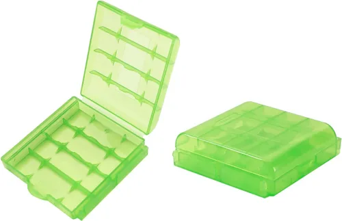 Vista 7 de Fielect Caja del sostenedor del caso del almacenamiento de la batería AA/AAA, color azul, 1pcs