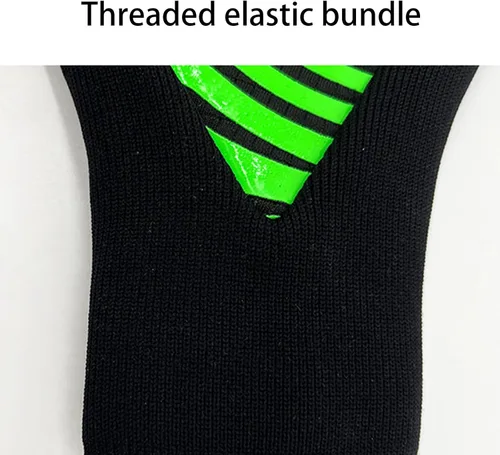 Vista 5 de Portero de fútbol con guantes de portero antideslizantes para adultos, hombres/mujeres, guantes de fútbol sin muñeca con agarre fuerte, palmas