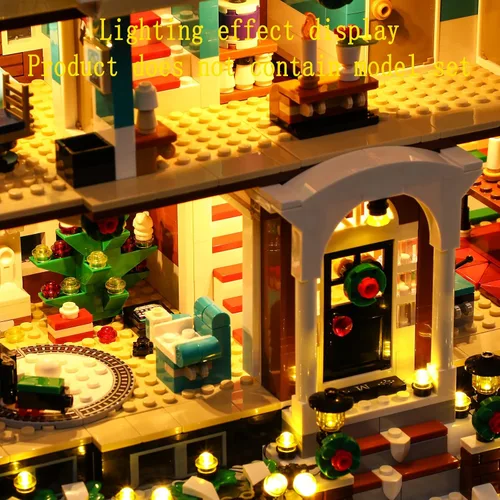 Vista 7 de GEAMENT Kit de luz LED compatible con Lego Ideas Home Alone - Juego de iluminación para ideas 21330 modelo de construcción