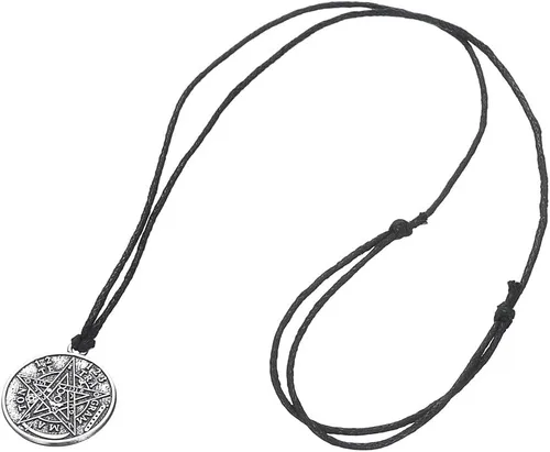 Vista 2 de My Shape Tetragrammaton Pentagram Pentagram Colgante Collar Wiccan Pagan Jewelry