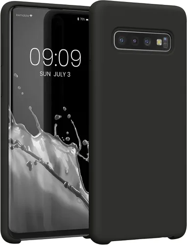 Vista 335 de kwmobile Funda compatible con Samsung Galaxy S9 - Funda de silicona TPU con acabado suave - Blue Reef