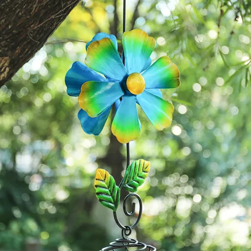 Vista 2 de Taman Campanas de Viento para Exteriores - Campana de Viento Giratoria Decorativa de 33" Memorial Simpática Regalo para Madre para Hogar, Exterior