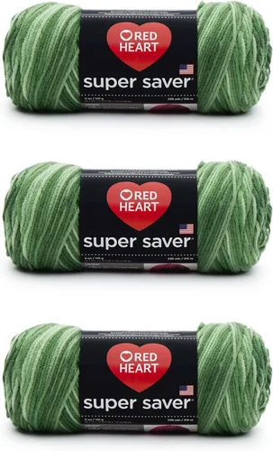 Vista 79 de Red Heart Hilo Super Saver, paquete de 3, camuflaje, 3
