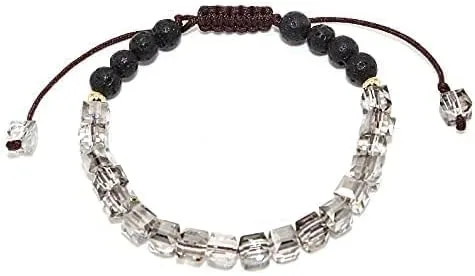 Vista 7 de LIAGZA Anxiety Stress Healing Crystal Rose Quartz Bead Bracelet Healing Crystals Stone Jewelry Beaded Charm Fashion Strand Bracelets Anti Depression