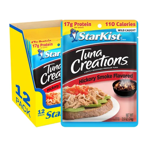 Vista 49 de StarKist Tuna Creations Ginger Sesame - Sabor de jengibre y sésamo para atún 14g Protein Per Serving, Wild Caught, Shelf Stable Seafood, Gluten