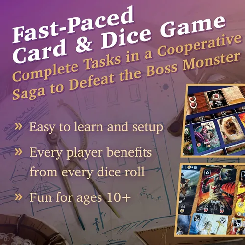 Vista 4 de Juego de mesa de Valeria Card Kingdoms Darksworn: Juego de aventura cooperativa de saga - Daily Magic